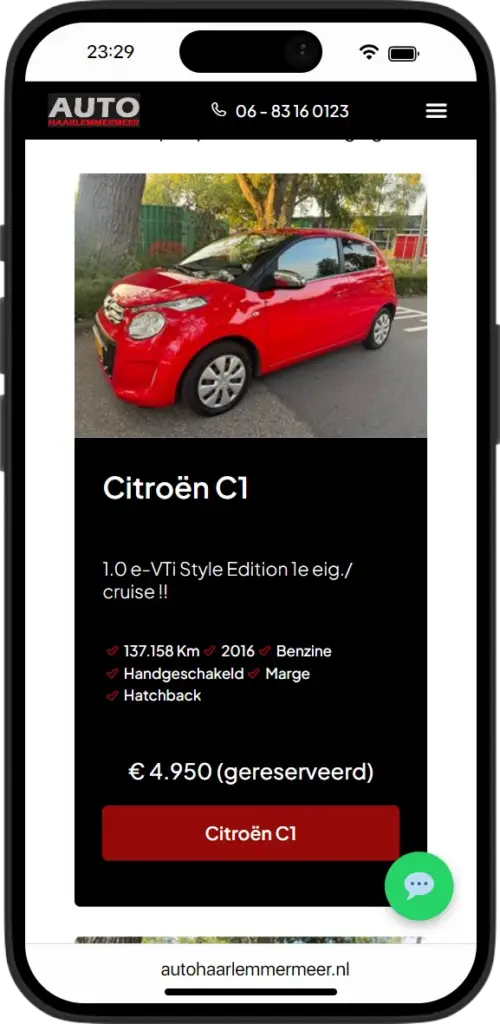 Auto Haarlemmermeer – budget occasions en financiering - Mobiel