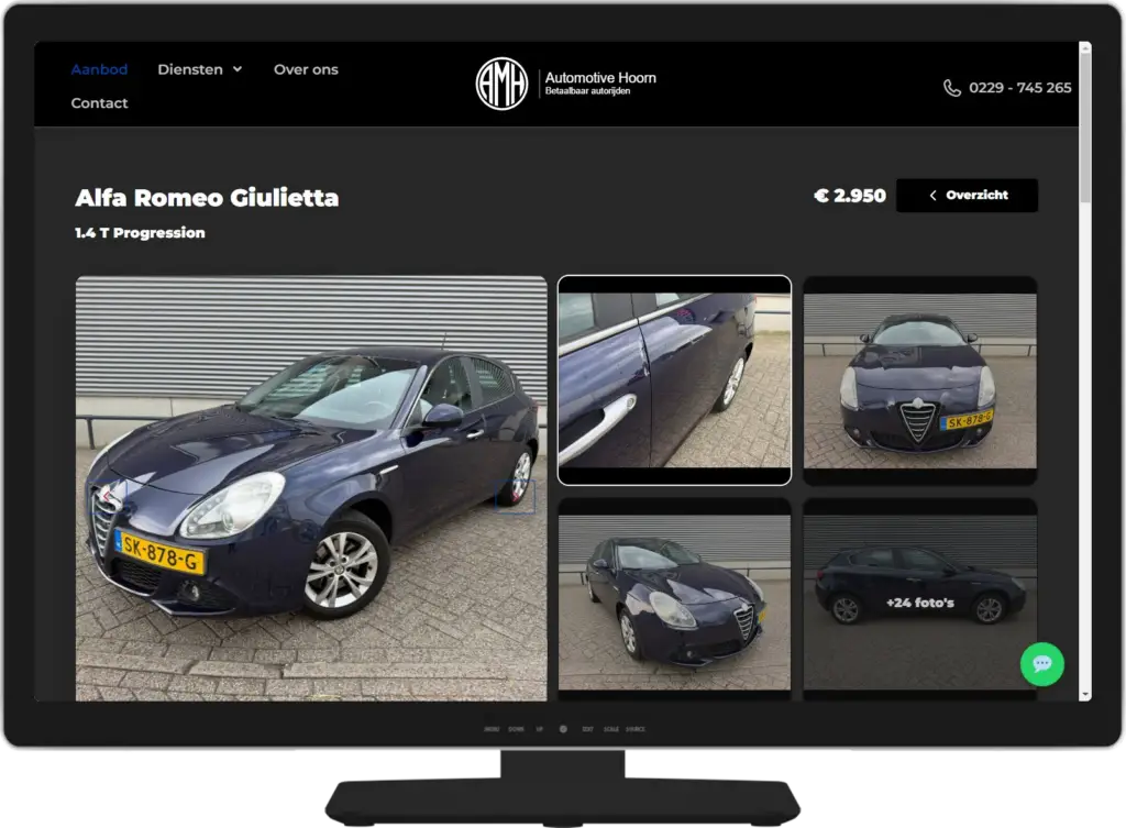 Automotive Hoorn – occasions, werkplaats en automotive diensten - Desktop