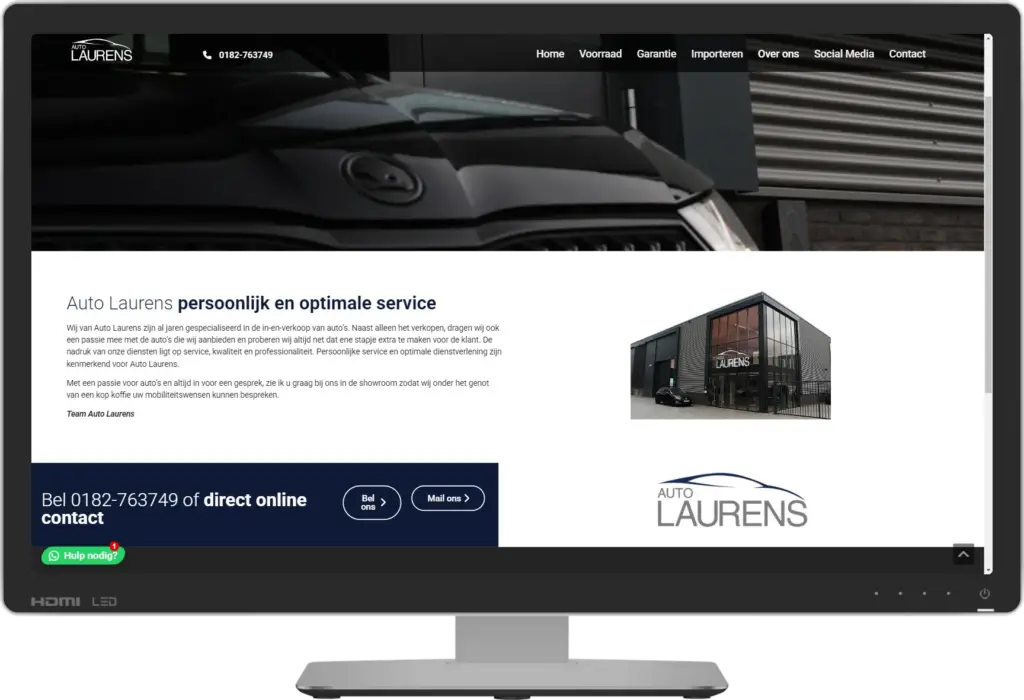 Auto Laurens – voorraadsite van budget tot exclusief - Desktop